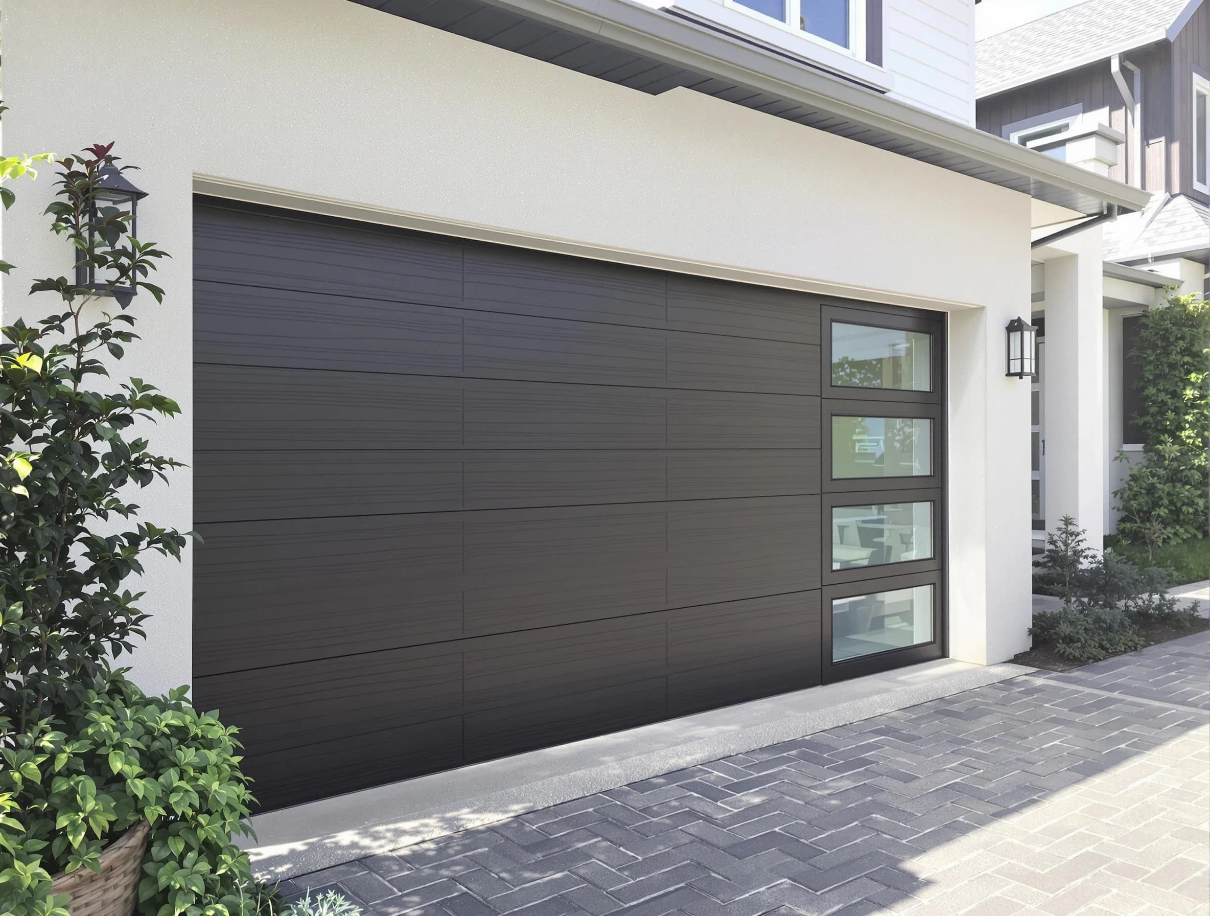 Custom garage door installation by Washington Garage Door Repair in Washington