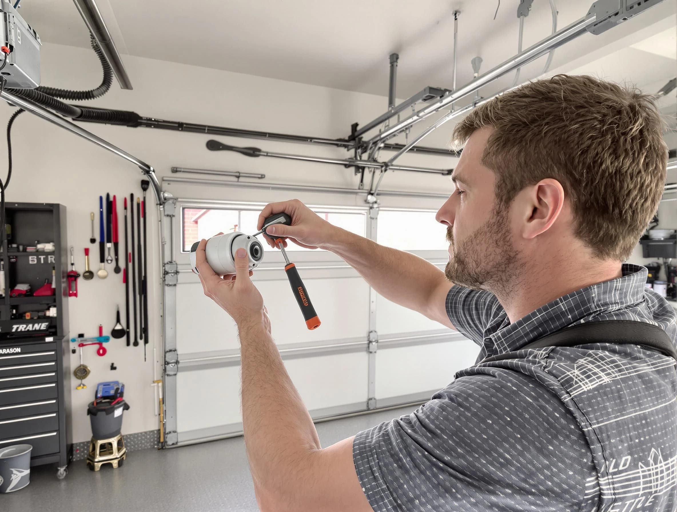 Garage door opener repair service by Washington Garage Door Repair in Washington