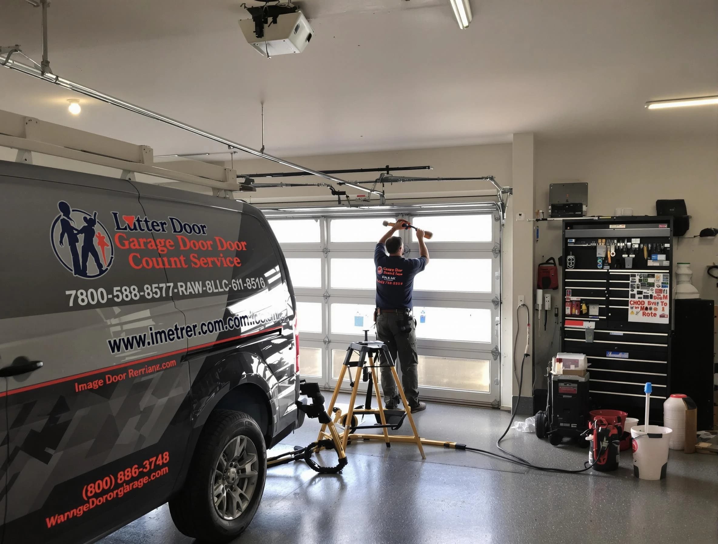 Washington Garage Door Repair rapid response team performing same-day repair in Washington