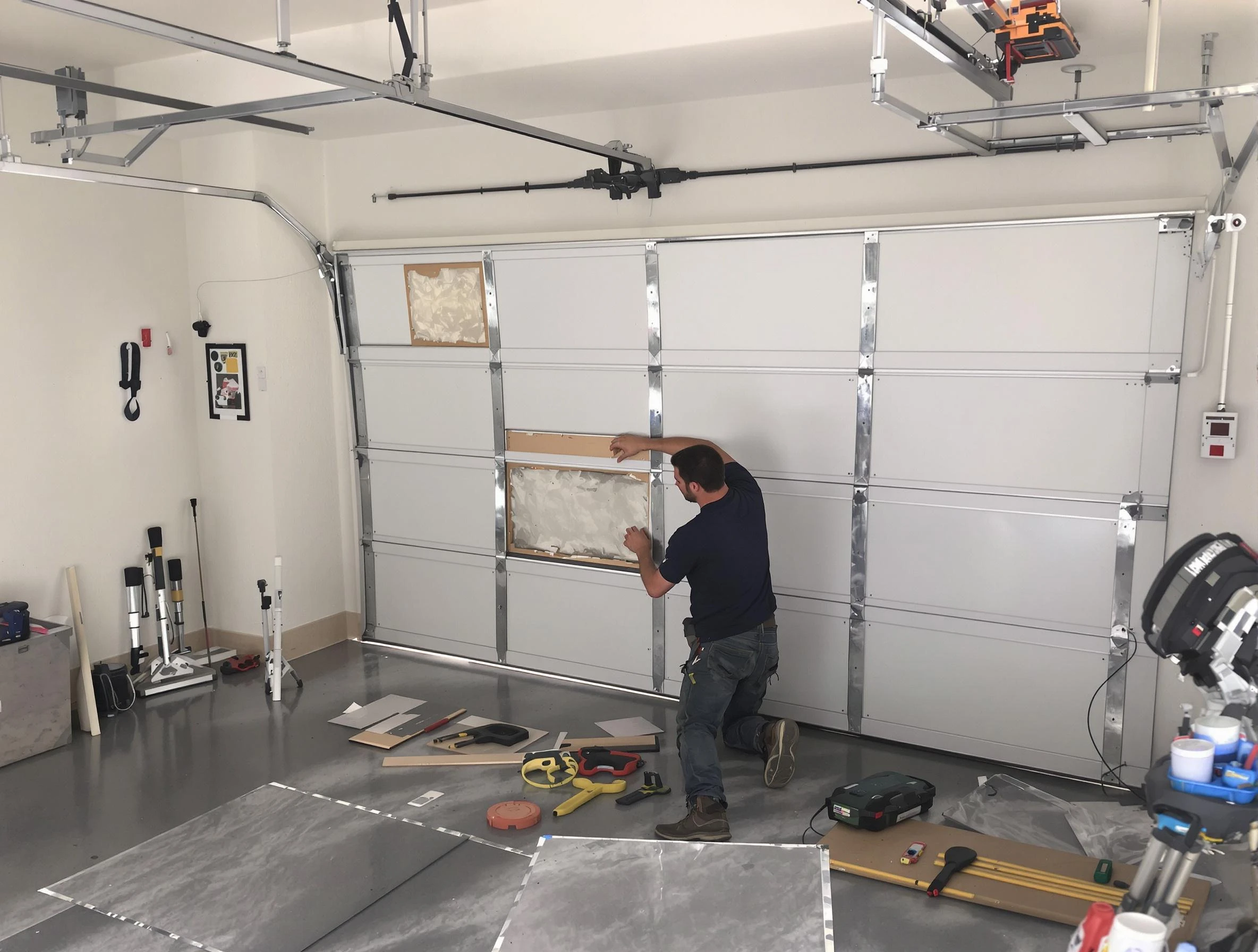 Garage Door Panel Repair in Washington