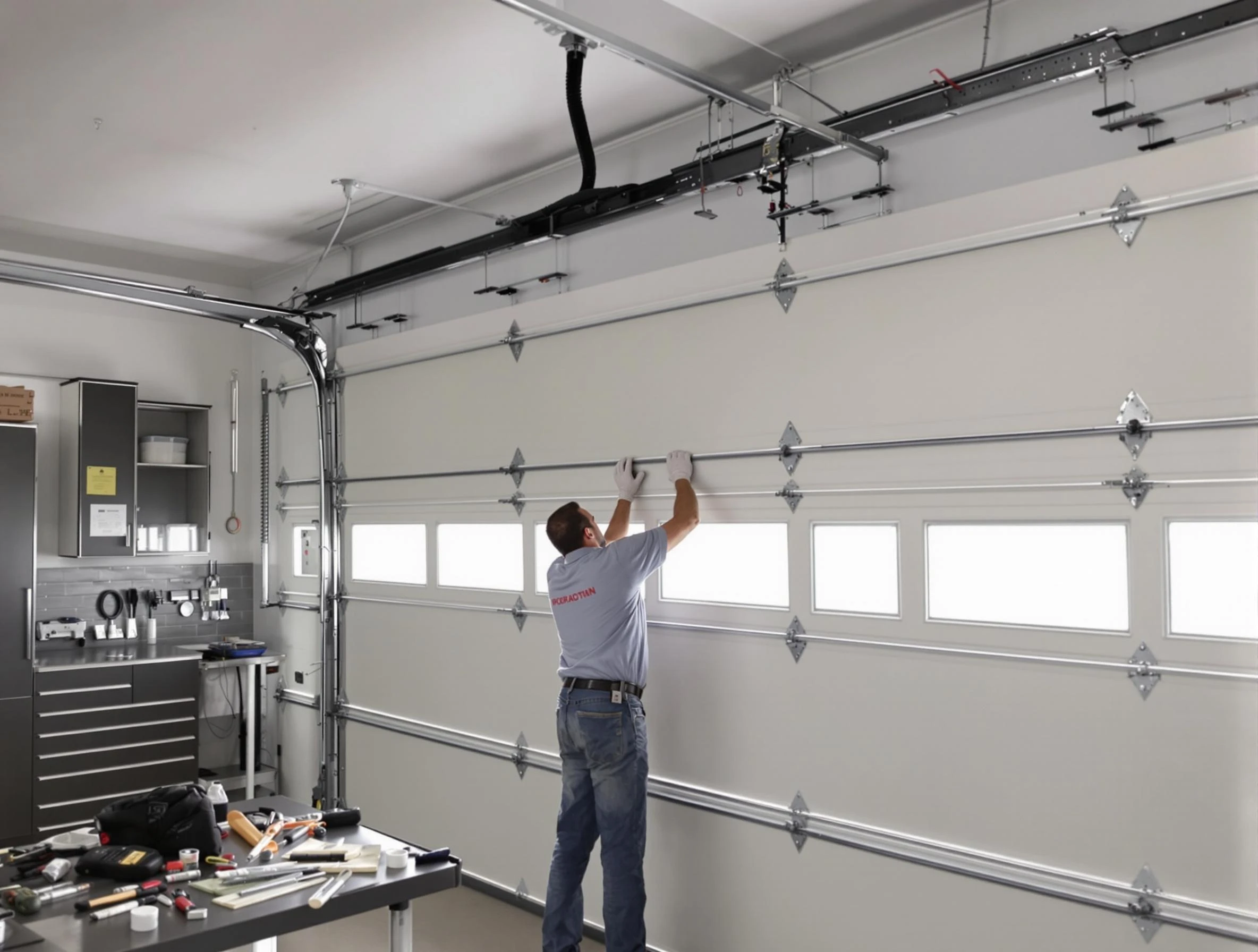 Garage Door Track Repair in Washington